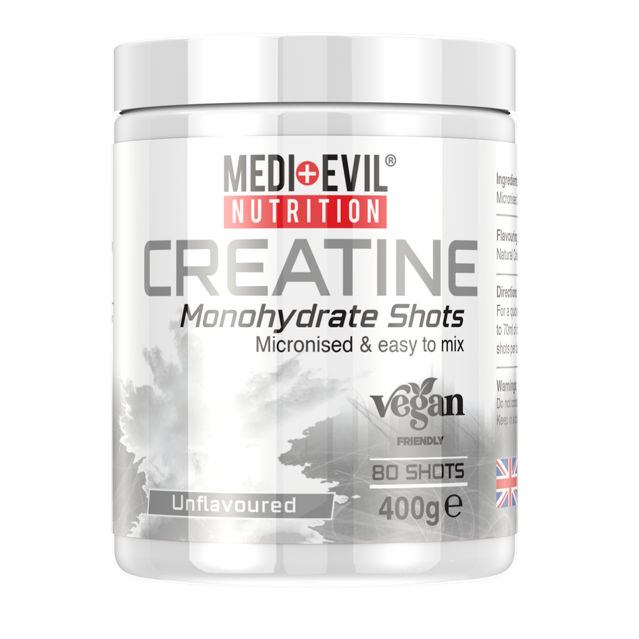 Creatine Monohydrate Shots Unflavoured