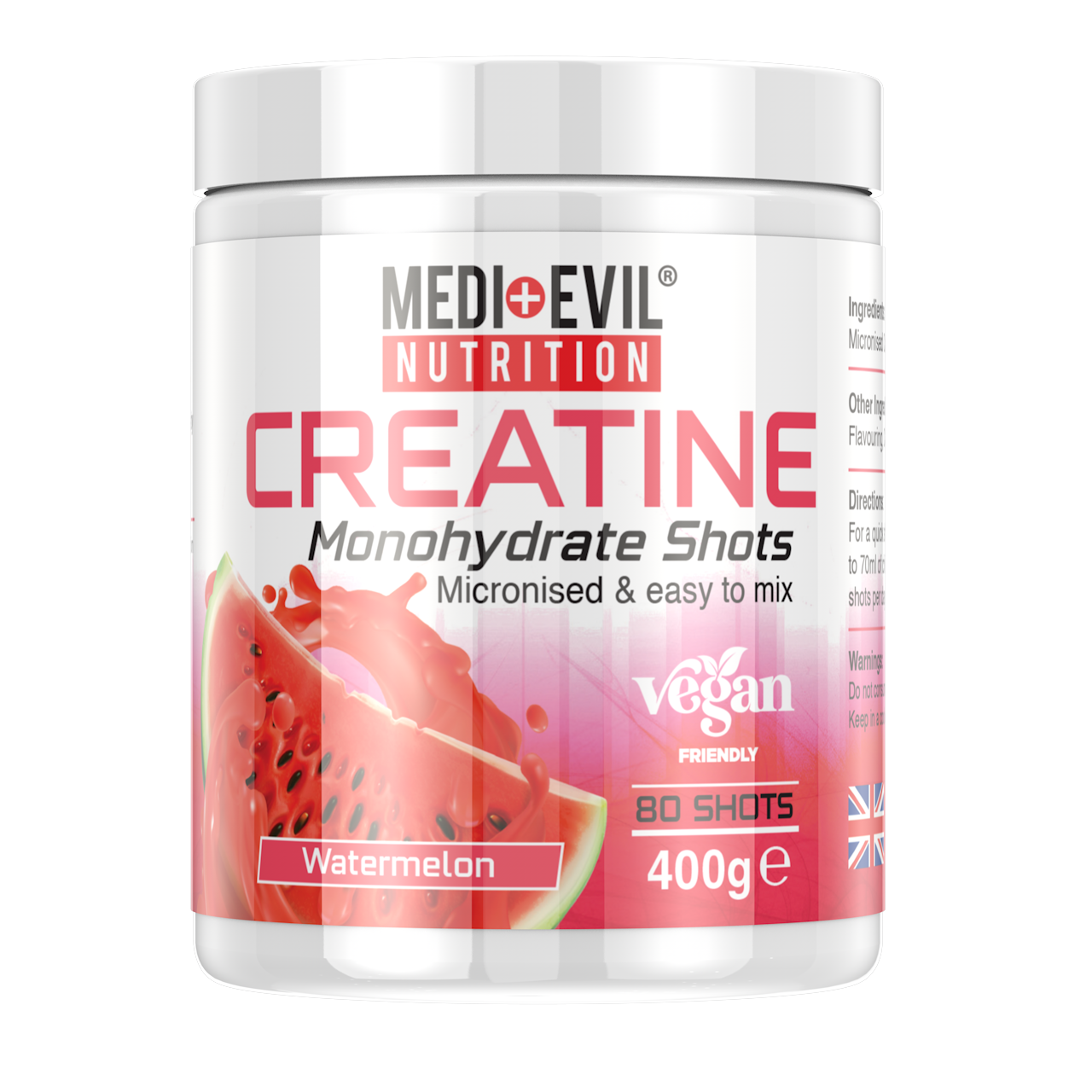 Creatine Monohydrate Shots Watermelon